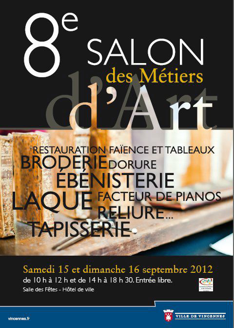 8 ème Salon des Métiers d'Art de Vincennes